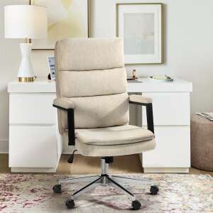 Aria - Scaun Birou Ergonomic - Bej - 65.5x71.5x106-116 cm