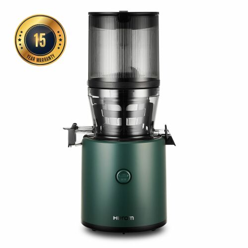 Hurom H320N Premium Slow Juicer, Lassúlécsavaró, SÖTÉT ZÖLD + Juice Biblia