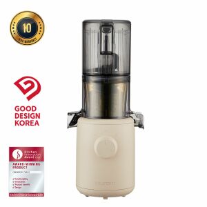 Hurom H310A Slow Juicer Lassúlécsavaró bézs + Juice Biblia 114543227 - Gyümölcscentrifuga és préselő