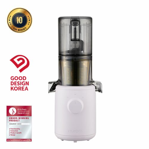 Hurom H310A Slow Juicer, culoare Levănțică, storcător compact cu presare la rece pentru fructe și legume