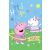 100x150cm Peppa malac polár takaró Hula Hooping mintával