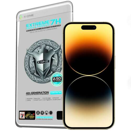 X-ONE Extreme Shock Eliminator 4. Gen iPhone 14 Pro/15 Displayschutzfolie