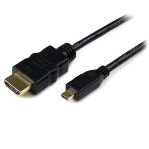 StarTech.com HDMI - Micro HDMI kábel, 1m, Fekete - HDMI kábel