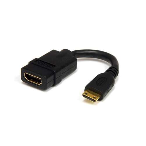 StarTech.com HDACFM5IN HDMI - Mini HDMI kábel, 0,127 m, fekete