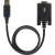 StarTech.com 1P10FFCN-USB-SERIAL soros kábel Fekete 3 M USB A típus DB-9 105799988