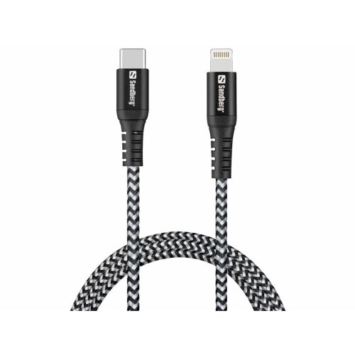 Sandberg Survivor USB-C PD - Lightning Kábel - 1m