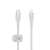 Belkin 3 méteres fehér fonott Lightning kábel mágneses csatlakozóval