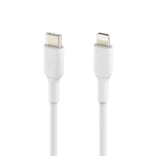 Belkin 2 méteres USB-C - Lightning kábel, fehér - Lightning kábel