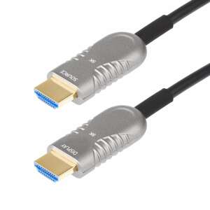 StarTech.com 8K HDMI kábel, 9,1 méter, HDMI A - HDMI A, fekete és ezüst - HDMI kábel