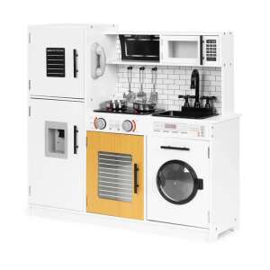Duża drewniana kuchnia dla dzieci + światełka, dźwięki, zabawki ekologiczne