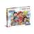 Clementoni DC Super Friends Maxi Puzzle 104 piese, puzzle Supercolor, cu Superman, Wonder Woman, Flash, Supergirl, Cyborg și Batgirl
