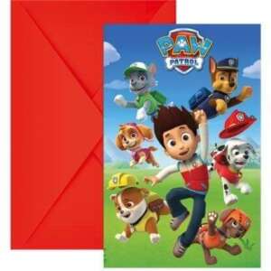 Paw Patrol Party Invitations, 6 pack with envelopes, birthday party invitations, kids party invitations - Greeting Card, Invitation