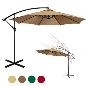 Hängender Sonnenschirm, 2,7 m, rot 105813732 - Sonnenschirme