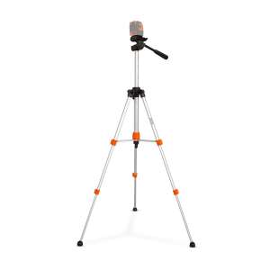 Aluminum tripod with adjustable height, up to 112 cm, for laser level, camera, or video recording - Tripod
