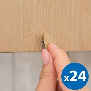 Capac șurub din lemn de stejar aplicat pe mobilier - Capac șurub 13mm - Fixator