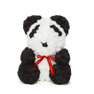 Ursulet Panda din Trandafiri - 40 cm 105817798 - Ajándék kütyü