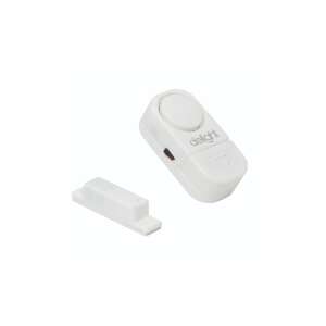 Delight door entry motion sensor alarm with siren, white - Alarm