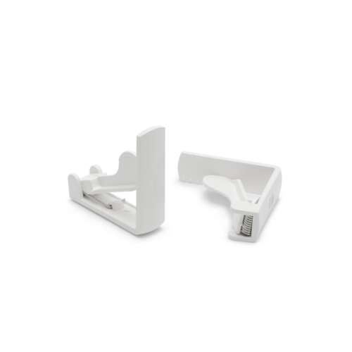 White Tablecloth Clips, Set of 4, Spring Loaded, Tablecloth Holders