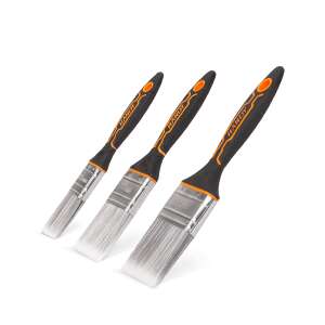 Handy Paint Brush Set, 3 piece, 1 inch, 1.5 inch, 2 inch, angled view - Paint Brush