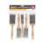 Handy Paint Brush Set of 5, packaged in a clear plastic blister pack, with 1 inch, 1.5 inch and 2 inch brushes