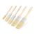 Wooden Handle Paint Brush Set - 1x1" / 2x1.5" / 2x2" 11191C 105820007