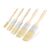 Wooden Handle Paint Brush Set - 1x1" / 2x1.5" / 2x2" 11191C 105820007
