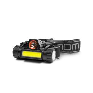 Phenom Rechargeable Headlight with COB and SMD LED, 120 Lumen, 2 Lighting Modes - Flashlight & Headlamp