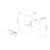 Kétajtós Komód P99_160 #fehér méret diagram