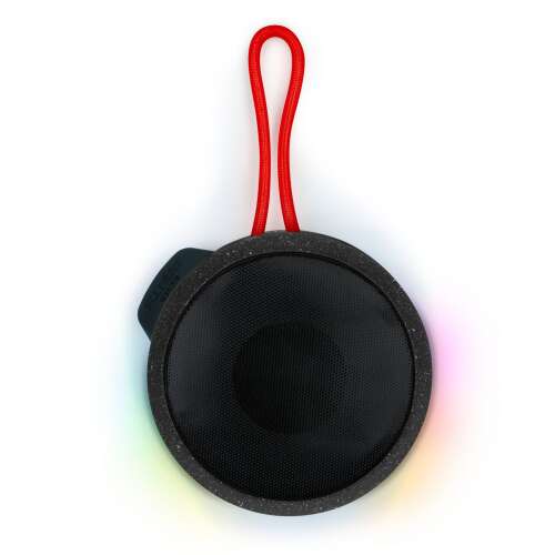Bigben Party NANO Wireless Illuminated Speaker - Black, top view