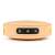 Bigben Party Nano orange wireless speaker side view with controls