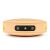 Front view of Bigben Party NANO orange portable speaker controls