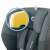 Maxi-Cosi Titan S i-Size car seat, close-up of headrest and shoulder pads