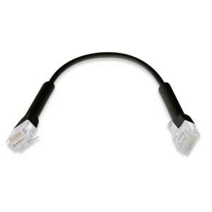 Ubiquiti UC-Patch-0.3M-RJ45-BK Fekete 0,3 m Cat6 Patch Kábel - Kábel & Tartozék