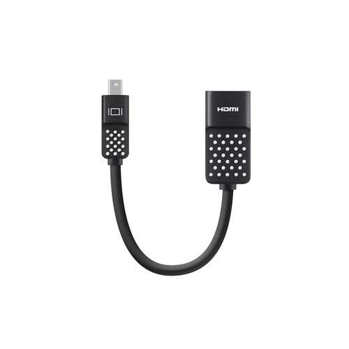 Belkin Mini DisplayPort auf HDMI Adapterkabel, 0,127 m, Schwarz