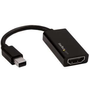 StarTech.com MDP2HD4K60S Mini DisplayPort HDMI átalakító kábel, 0,148 m, Fekete - DisplayPort átalakító