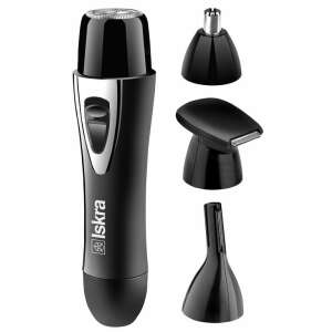 Iskra MY-702 4-in-1-Pflege-Set, elektrischer Trimmer für Bart, Nase, Ohren, Augenbrauen und Haare - Haarentfernung & Rasur