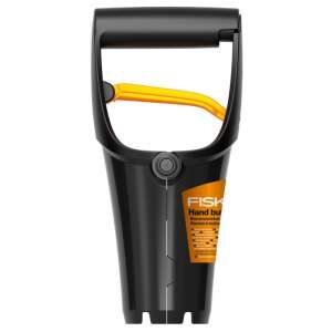 Fiskars Solid ръчен саджалка за луковици, черен и оранжев, за засаждане на луковици и разсад - Градински инструмент