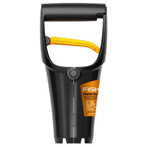Fiskars Solid ręczny sadzarka do cebulek, czarny i pomarańczowy, do sadzenia cebulek i sadzonek