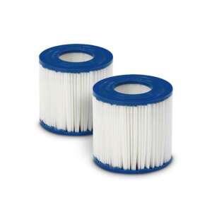 Două cartușe de filtru de hârtie Hecht 029587 pentru circulator de apă - Cartușe filtrante