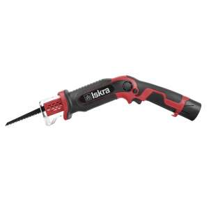 Iskra JOF-2ET-10.8 Akku-Säbelsäge, Elektrosäge zum Schneiden von Holz und Metall - Iskra