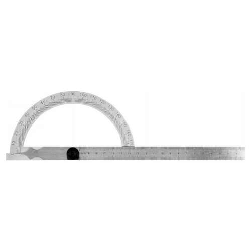 YATO 150x200 mm Protractor, angle measuring tool, metal protractor, protractor for woodworking, protractor for metalworking