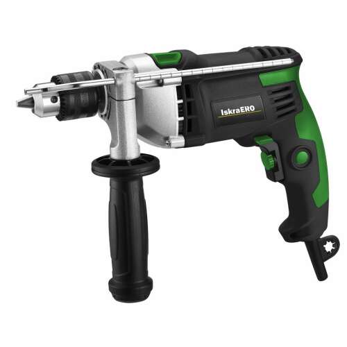 Iskra ERO IE-ED850 Schlagbohrmaschine, 850W, 13mm Bohrfutter, 230V, Grün und Schwarz
