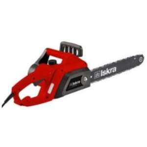 Iskra SF7J112-4 Elektrokettensäge, 2200W, 40 cm Schwertlänge, rot - Iskra
