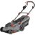 Iskra IX-LM36 Cordless Lawn Mower, Gray and Red