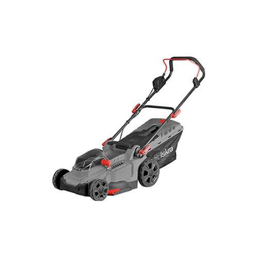 Iskra IX-LM36 Cordless Lawn Mower, Grey-Red