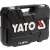 Yato YT-38781 aljzat és kulcskészlet, fekete műanyag tokban