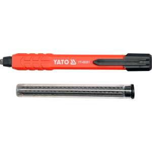 YATO Tischlerschere mit füllbaren + 5 Stück Einsätzen 67668039 Werkzeuge für Maurer & Bodenleger