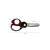 Fiskars Kids Ladybug Scissors, 13 cm, safe blades for kids, dimensions