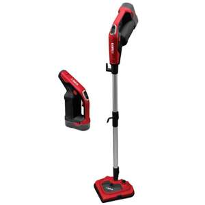 Aspirator cu aburi Iskra JC-229, roșu și negru, cu aspirator manual detașabil, pentru curățarea podelelor și suprafețelor - Iskra