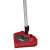 Iskra JC-229 steam cleaner, red and black, triangular cleaning head, for cleaning floors and surfaces